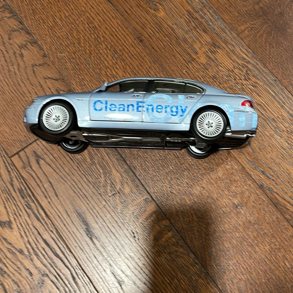 BMW clean energy hydrogen car model.